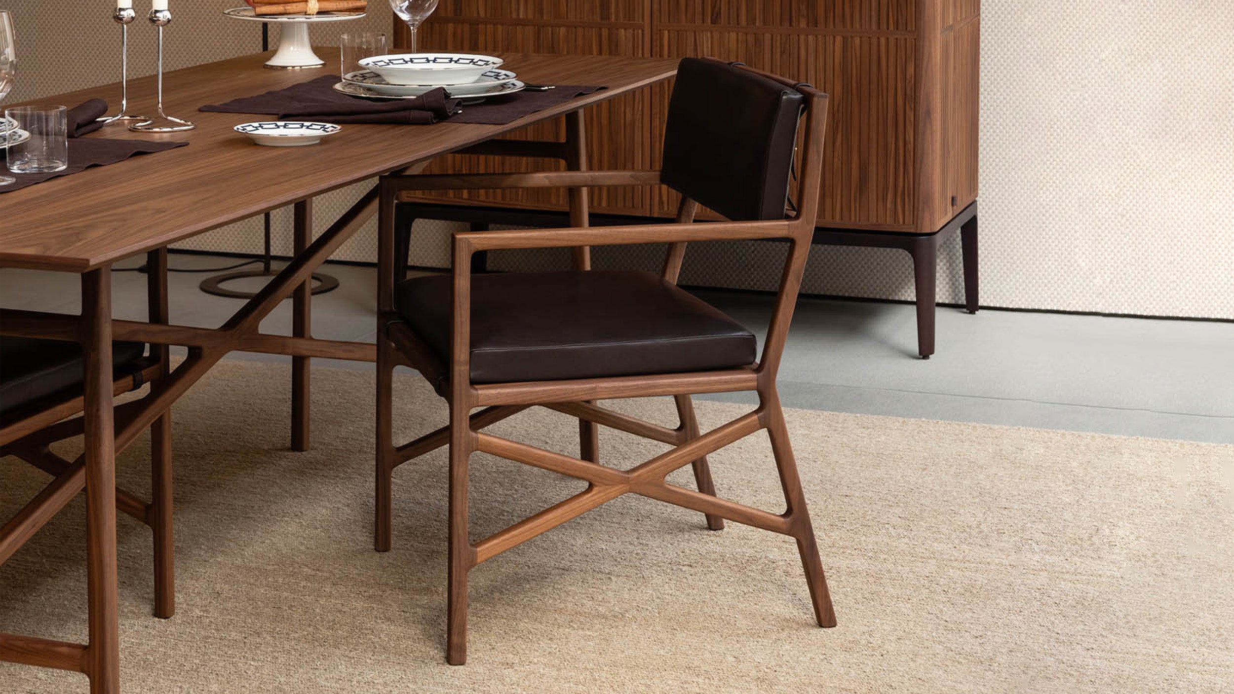 Desktop / Teahouse Chair, designed by Christophe Pillet for Ceccotti Collezioni