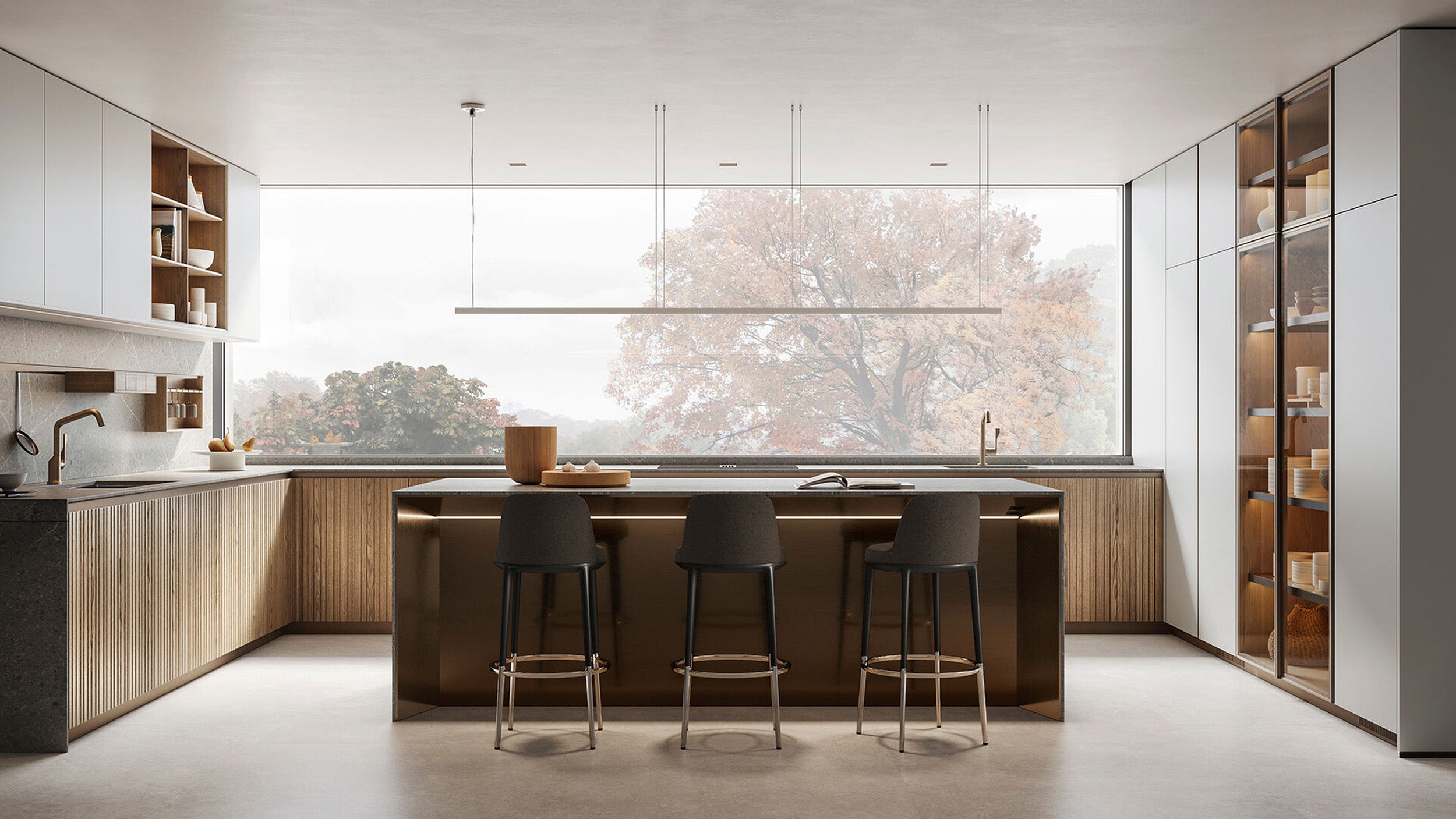 Desktop / Thea Kitchen, designed by Antonio Citterio for Arclinea