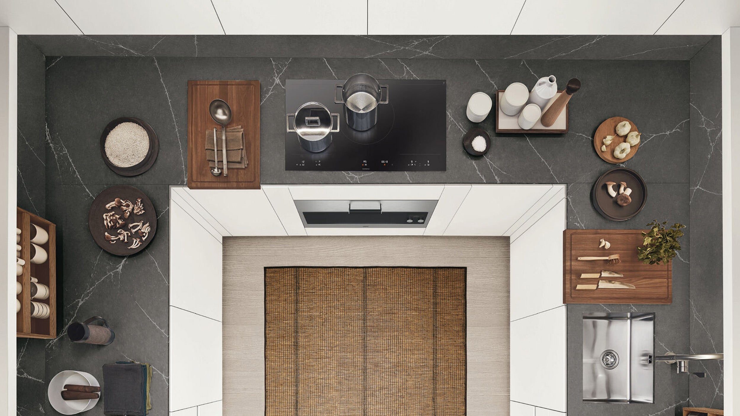 Desktop / Thea Kitchen, designed by Antonio Citterio for Arclinea