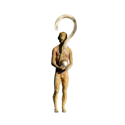 Mobile / Thoughts I – The Question bronze sculpture, designed by Raffaella Benetti