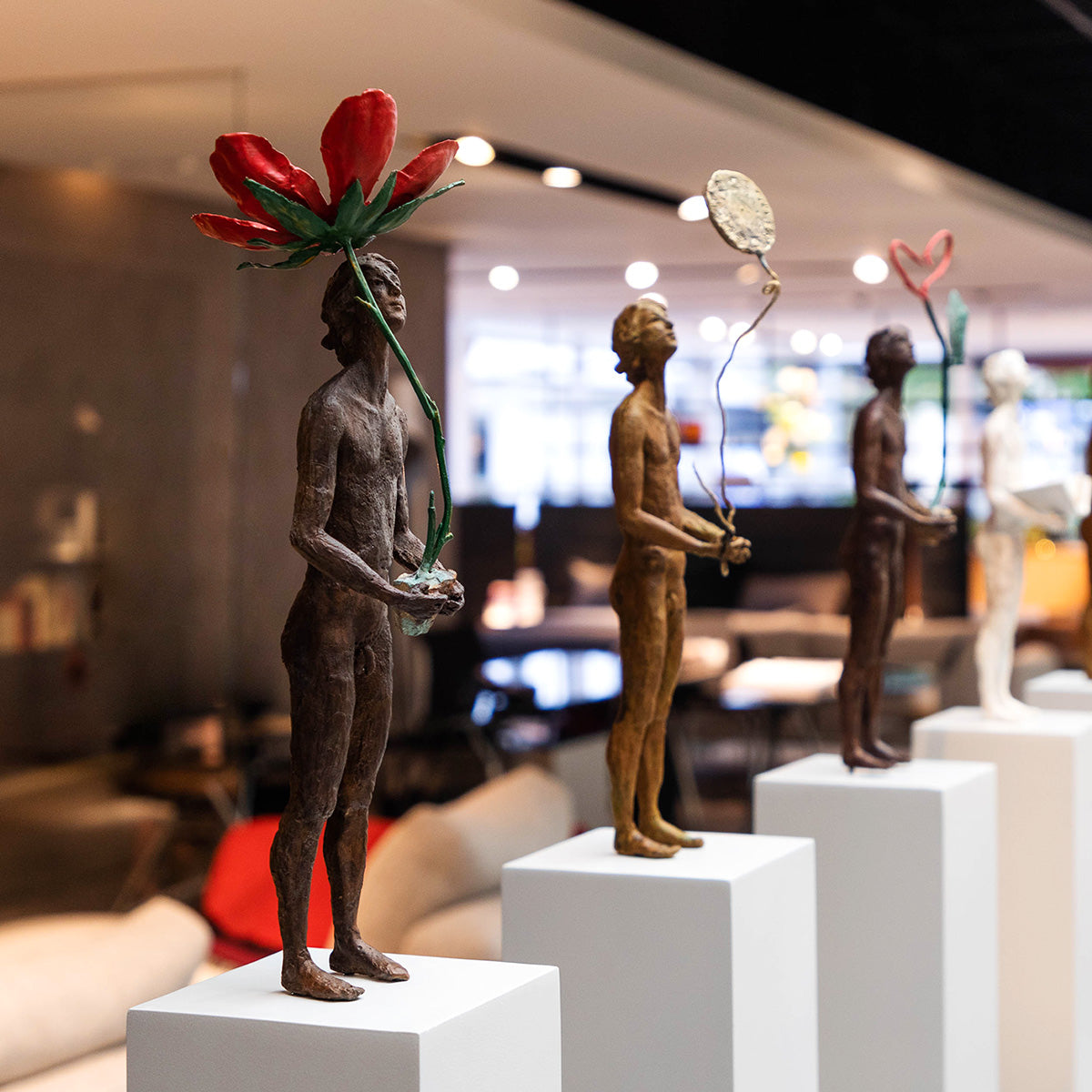 Mobile / Thoughts IV – Love sculpture, designed by Raffaella Benetti for Gardeco