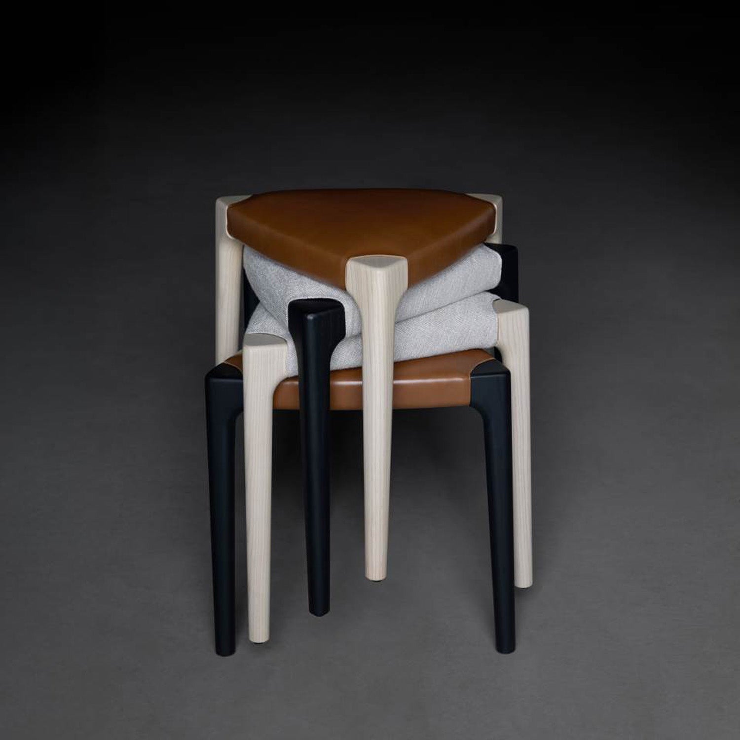 Mobile / Ticino Stool, designed by Shibuleru for Living Divani