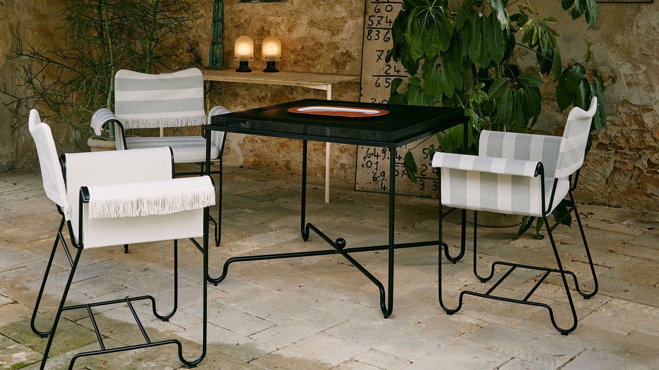 Desktop / Tropique Dining Chair, designed by Mathieu Matégot for Gubi