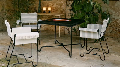 Desktop / Tropique Dining Chair, designed by Mathieu Matégot for Gubi