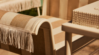 Desktop / Tropique Dining Chair, designed by Mathieu Matégot for Gubi