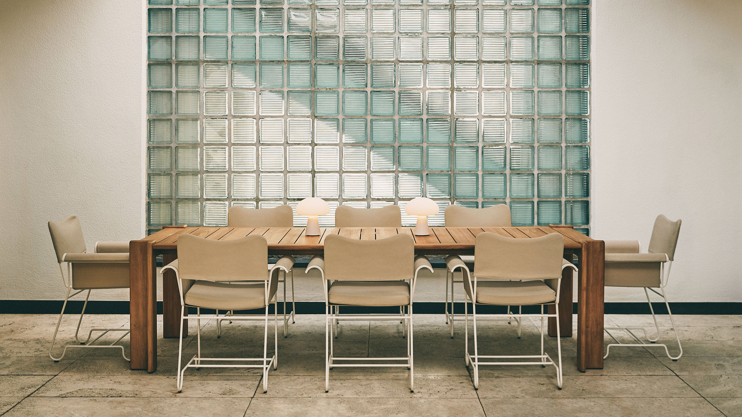 Desktop / Tropique Dining Chair, designed by Mathieu Matégot for Gubi