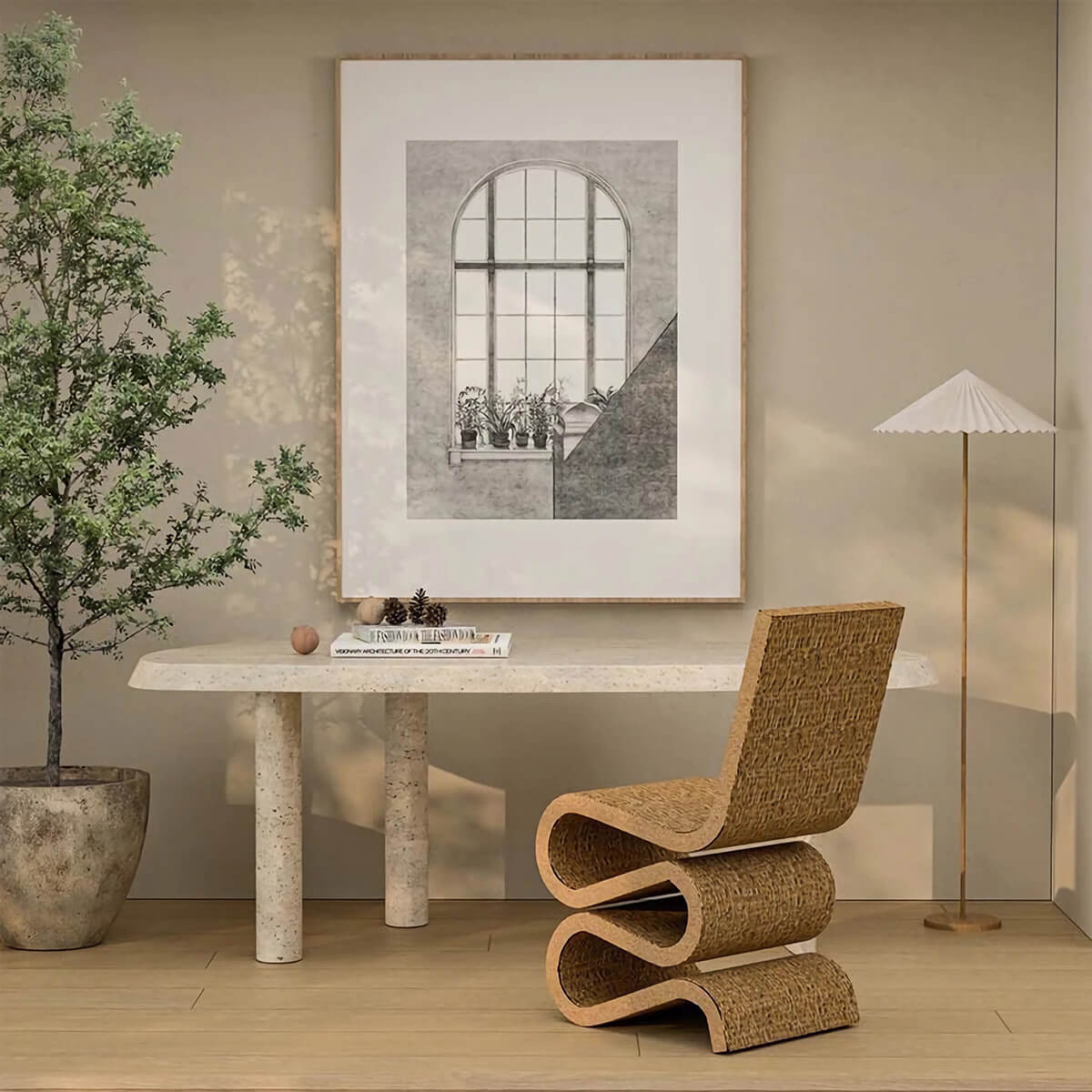 Mobile / BlackMenu / Wiggle Side Chair made by Vitra