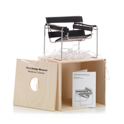 B3 Wassily Chair / Desktop / BlackMenu / Miniatures Collection made by Vitra