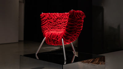 Desktop / Vermelha Chair, designed by Fernando and Humberto Campana for Edra