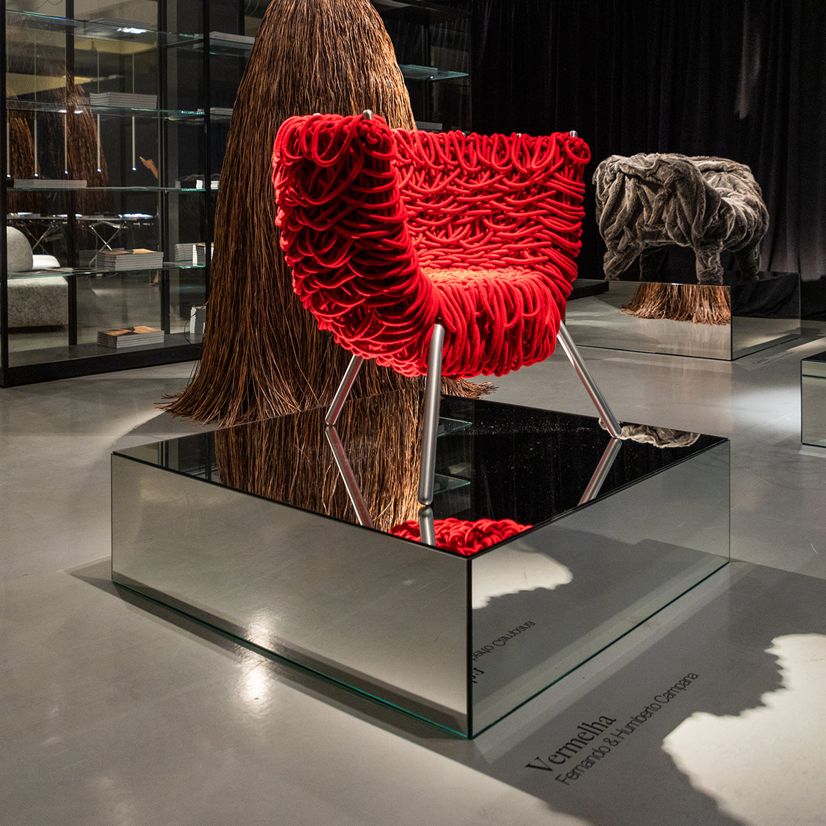 Mobile / Vermelha Chair, designed by Fernando and Humberto Campana for Edra
