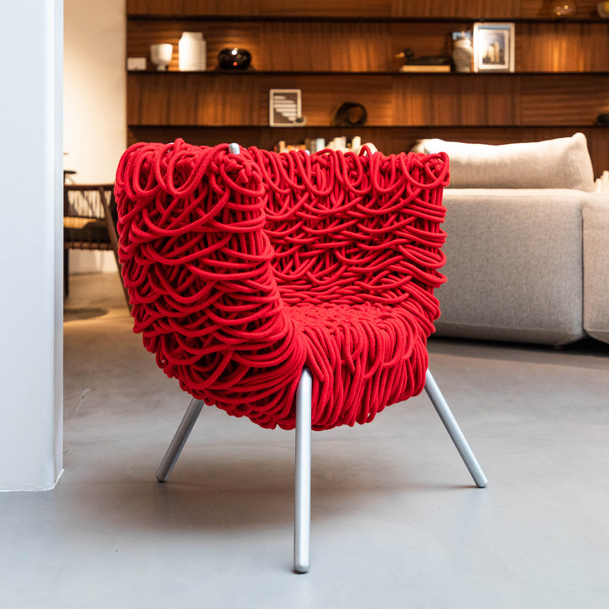 Mobile / Vermelha Chair, designed by Fernando and Humberto Campana for Edra