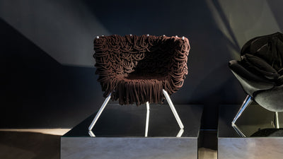 Desktop / Vermelha Chair, designed by Fernando and Humberto Campana for Edra