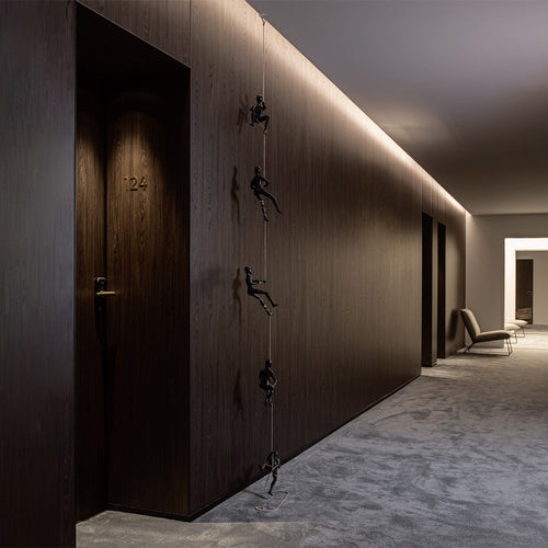 Mobile / We Can Do It Bronze Sculpture, designed by Pantaleo Musaro for Gardeco