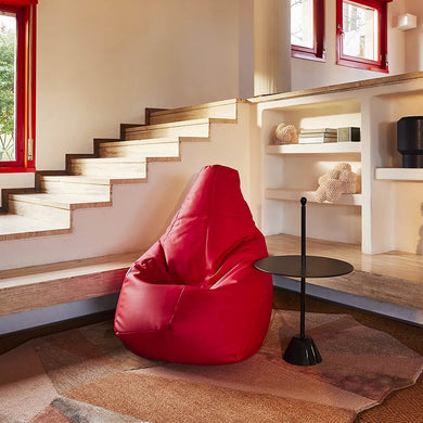 Red / Mobile / BlackMenu / Sacco VIP Bean Bag Chair by Gatti, Paolini and Teodoro for Zanotta