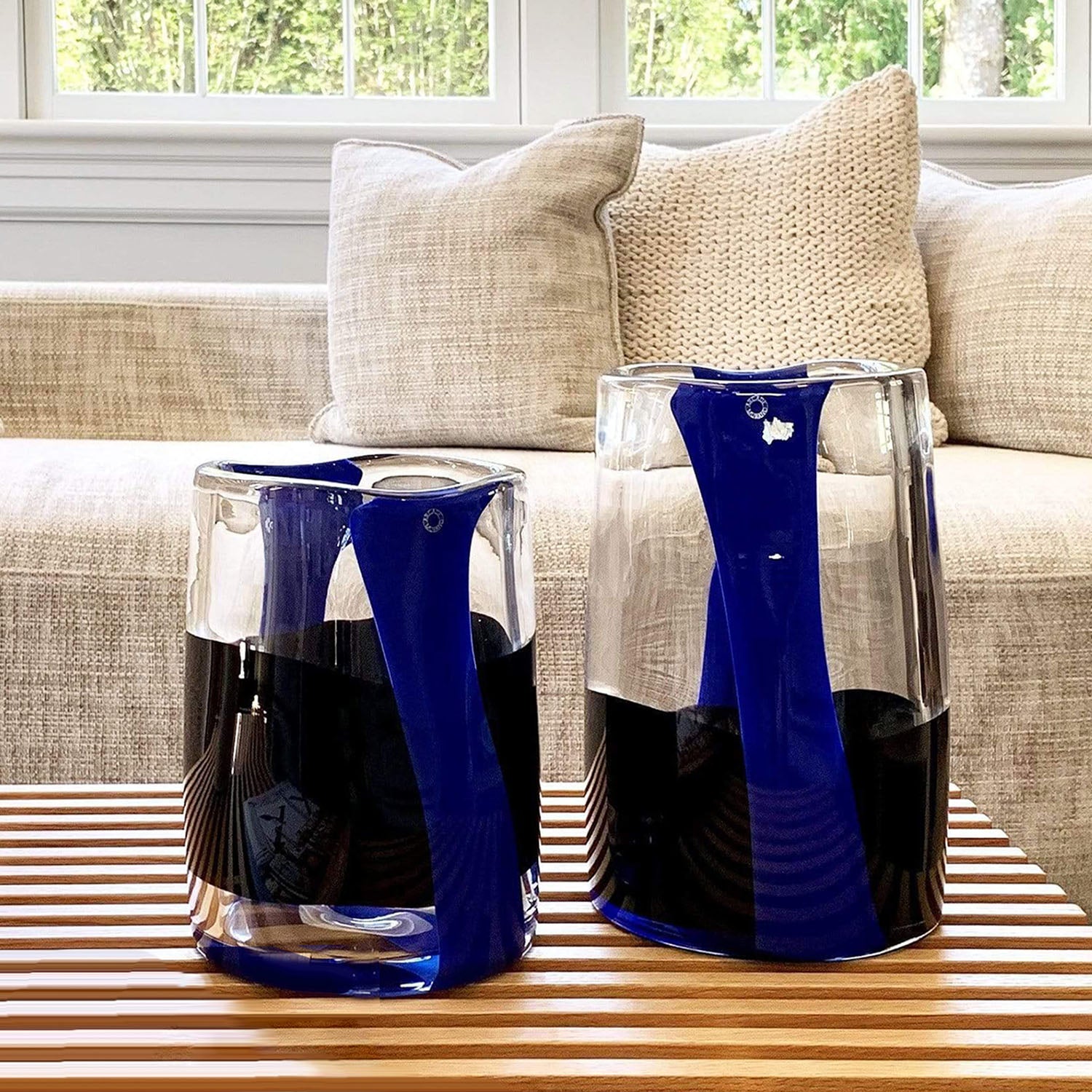GeneralOption / Mobile / Ichnos Blue Vase, designed by Ivan Baj for ARCADE