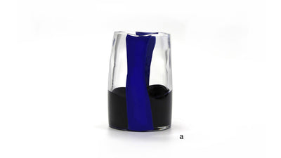 Vase A / Desktop / Ichnos Blue Vase, designed by Ivan Baj for ARCADE