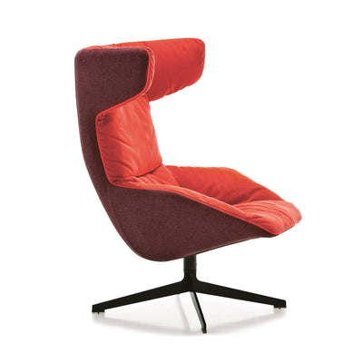 Take a Line for a Walk Revolving Armchair by Moroso