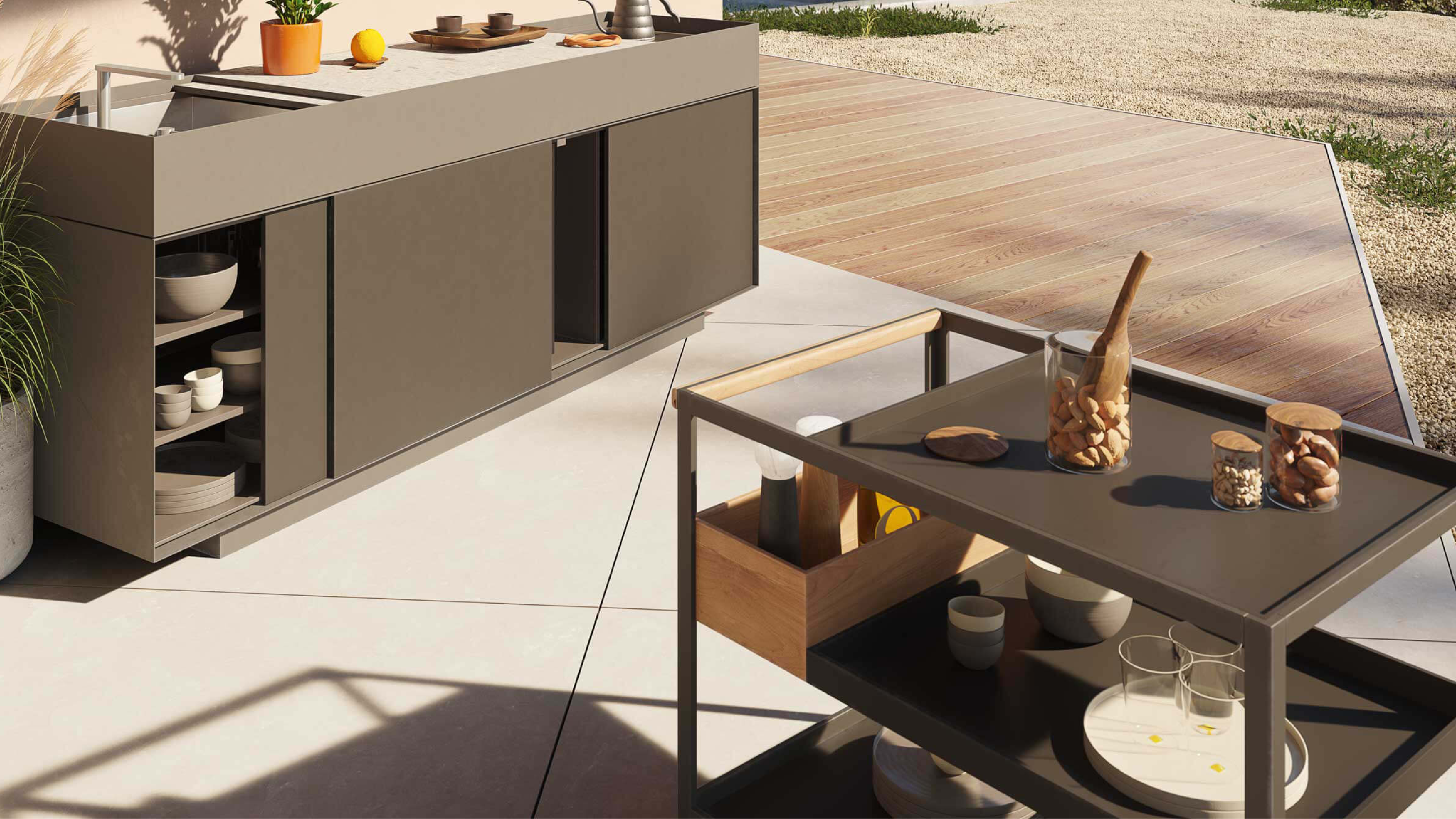 Desktop / WhiteMenu / Trolley, designed by Kettal Studio