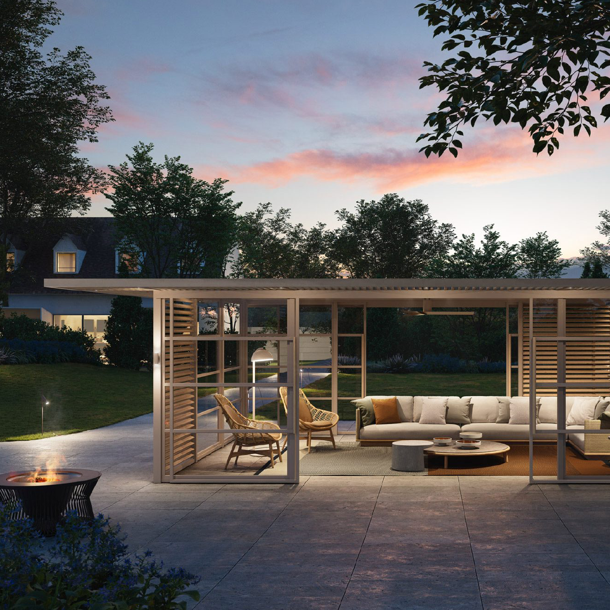 Mobile / WhiteMenu / Pavilion H, designed by Kettal Studio