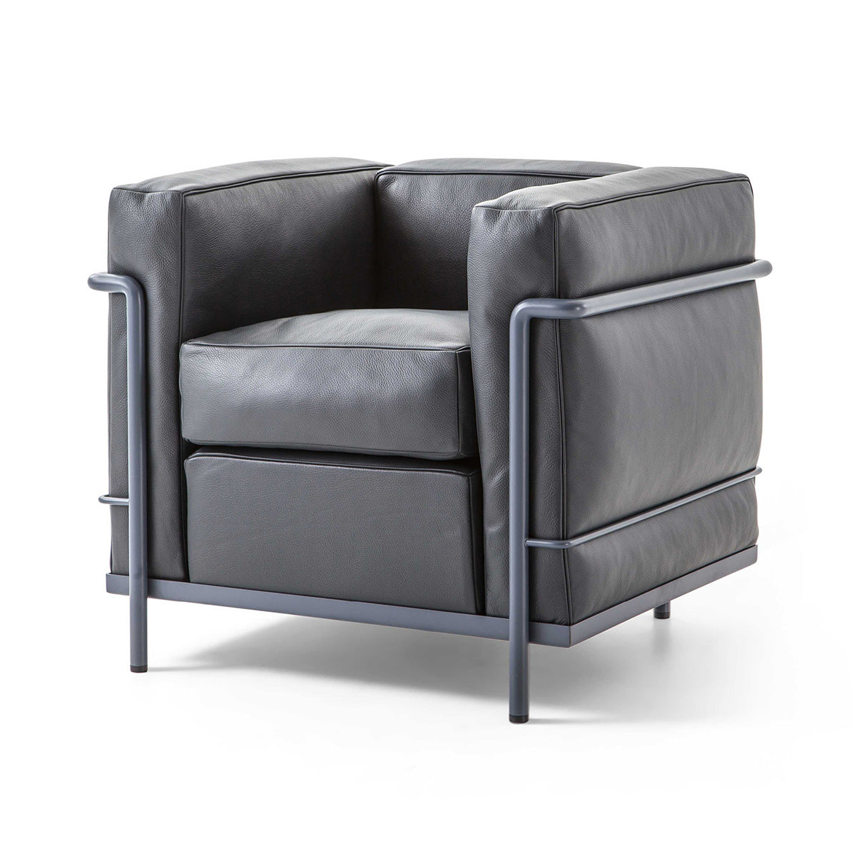 Mobile / 2 Fauteuil Grand Confort, petit modèle, designed by Le Corbusier, Pierre Jeanneret, Charlotte Perriand made by Cassina 