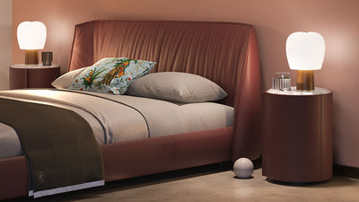Desktop / Archibald bed, designed by Jean-Marie Massaud for Poltrona Frau 