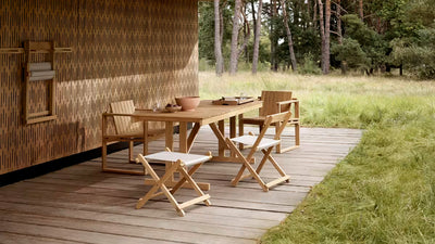 Desktop / BM5768 Deck Chair Footstool, designed by Børge Mogensen for Carl Hansen and Søn
