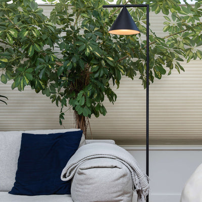 Black / Mobile / Captain Flint Floor Lamp, designed by Michael Anastassiades for Flos