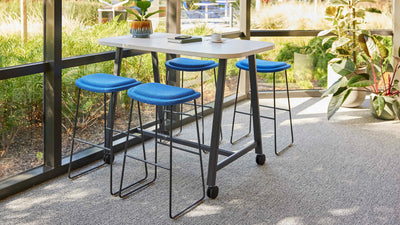 Desktop / Hi Pad Stool, designed by Jasper Morrison made by Cappellini 