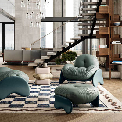 Mobile / Squash Armchair, designed by Faye Toogood for Poltrona Frau