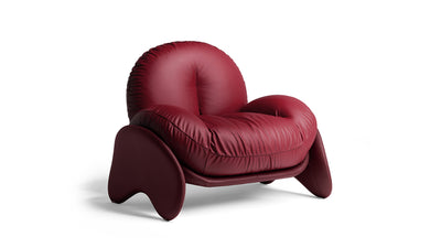 Desktop / Squash Armchair, designed by Faye Toogood for Poltrona Frau