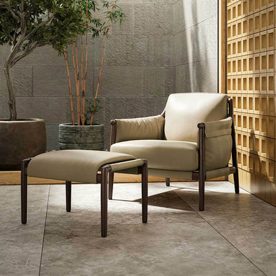 Mobile / Times Lounge Armchair, designed by Spalvieri and Del Ciotto made by Poltrona Frau 