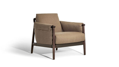 Desktop / Times Lounge Armchair, designed by Spalvieri and Del Ciotto made by Poltrona Frau 