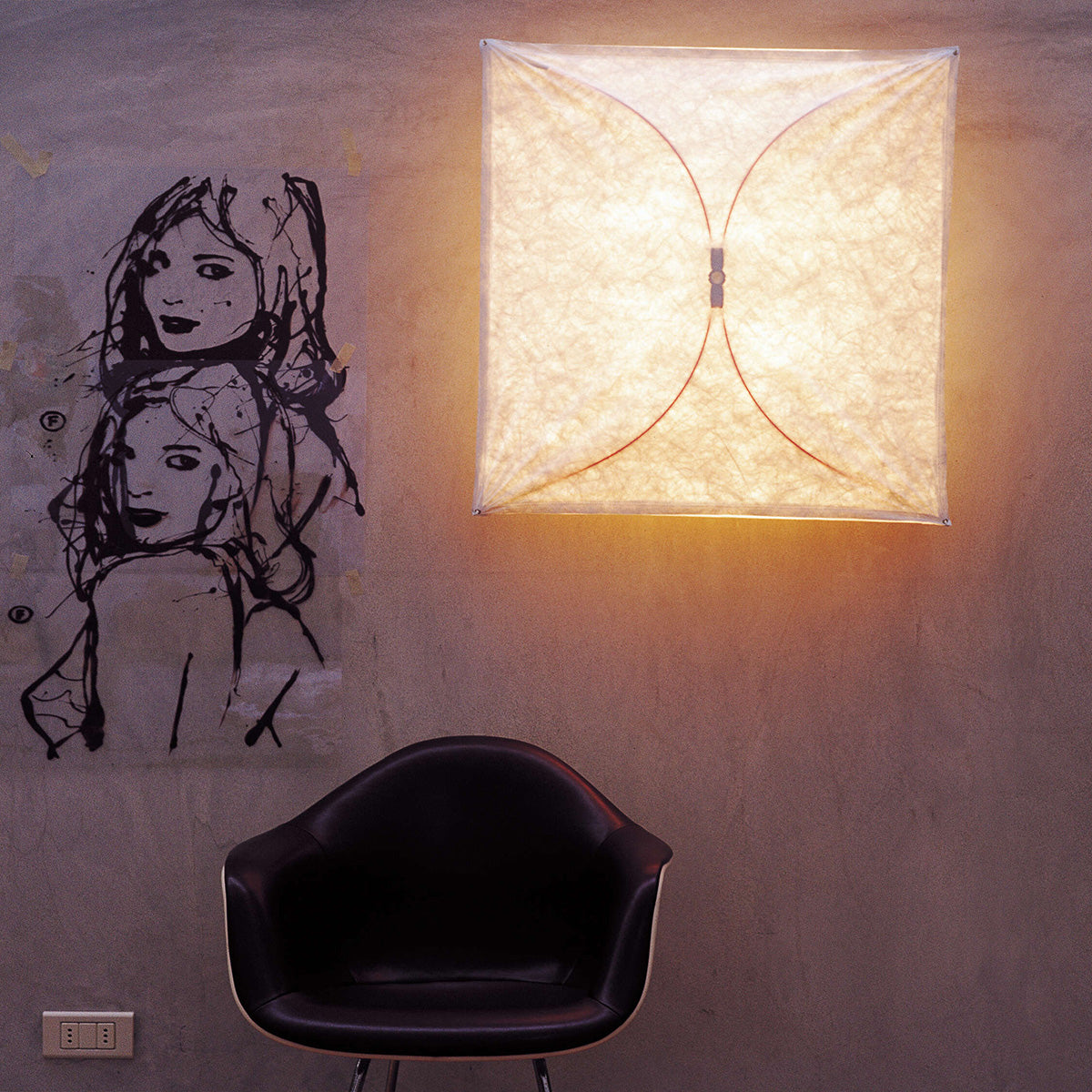 Ariette 1 / Mobile / Ariette Wall and Ceiling Lamp, designed by Tobia Scarpa made by Flos 