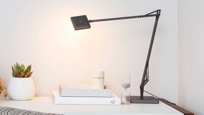 Anthracite / Desktop / Kelvin LED Desk Lamp, designed by Antonio Citterio and Toan Nguyen made by Flos 