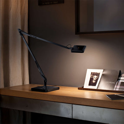 Black / Mobile / Kelvin LED Desk Lamp, designed by Antonio Citterio and Toan Nguyen made by Flos 