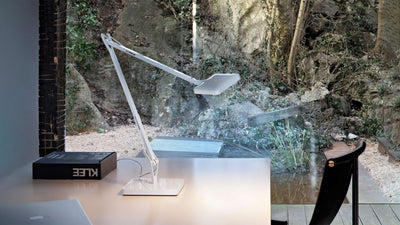 White / Desktop / Kelvin LED Desk Lamp, designed by Antonio Citterio and Toan Nguyen made by Flos