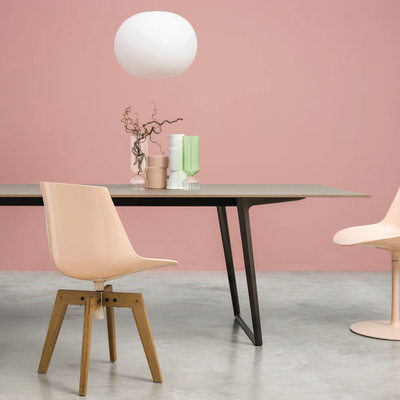 MDF Italia Dining Chair Flow Chair Iroko