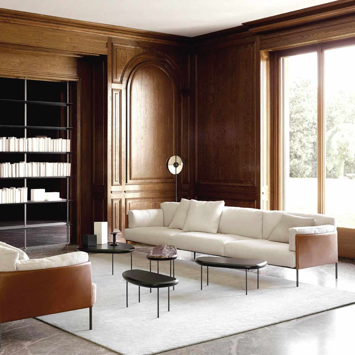 Mobile / WhiteMenu / Pebble, designed by Lanzavecchia made by Living Divani
