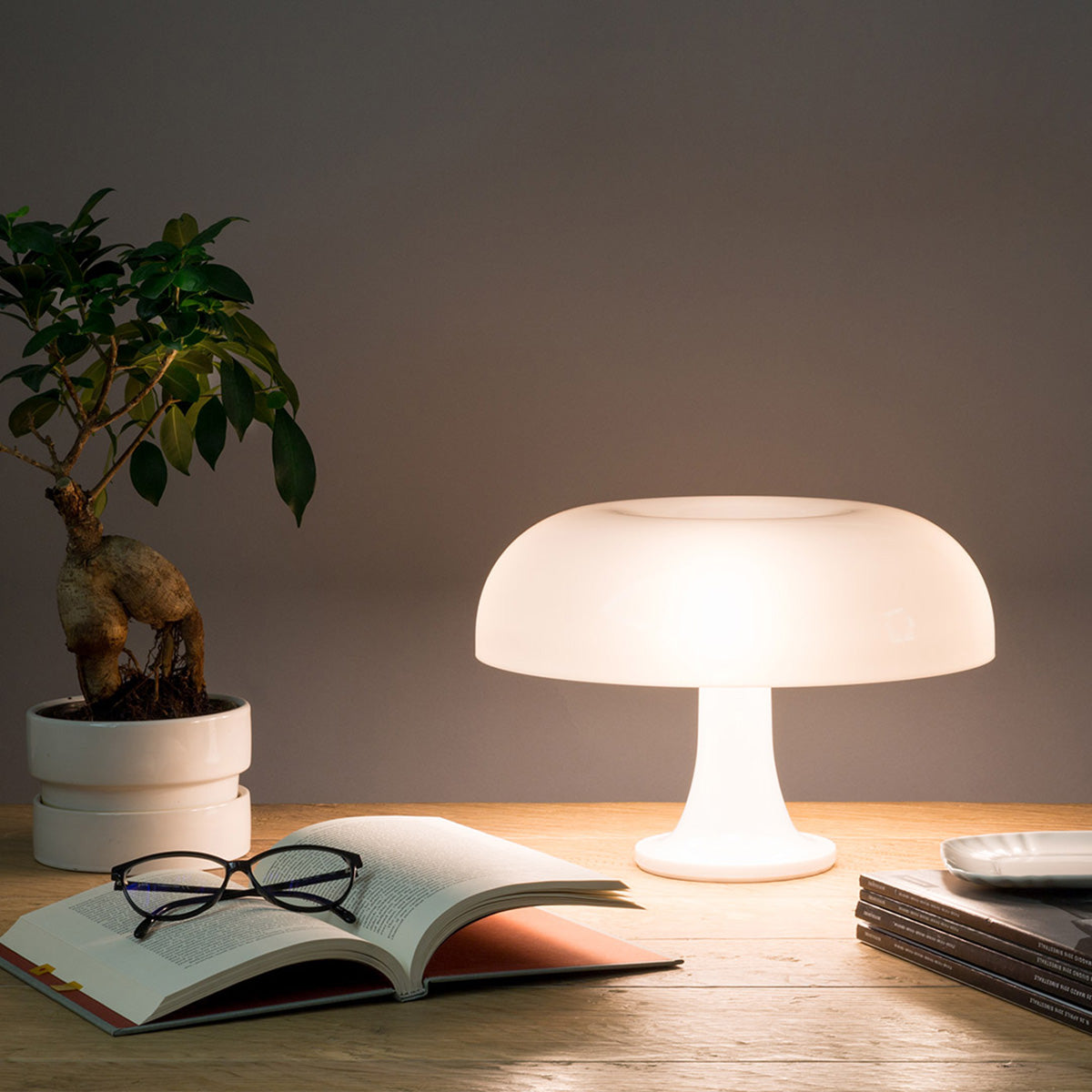 White / Mobile / Nessino Lamp, designed by Giancarlo Mattioli