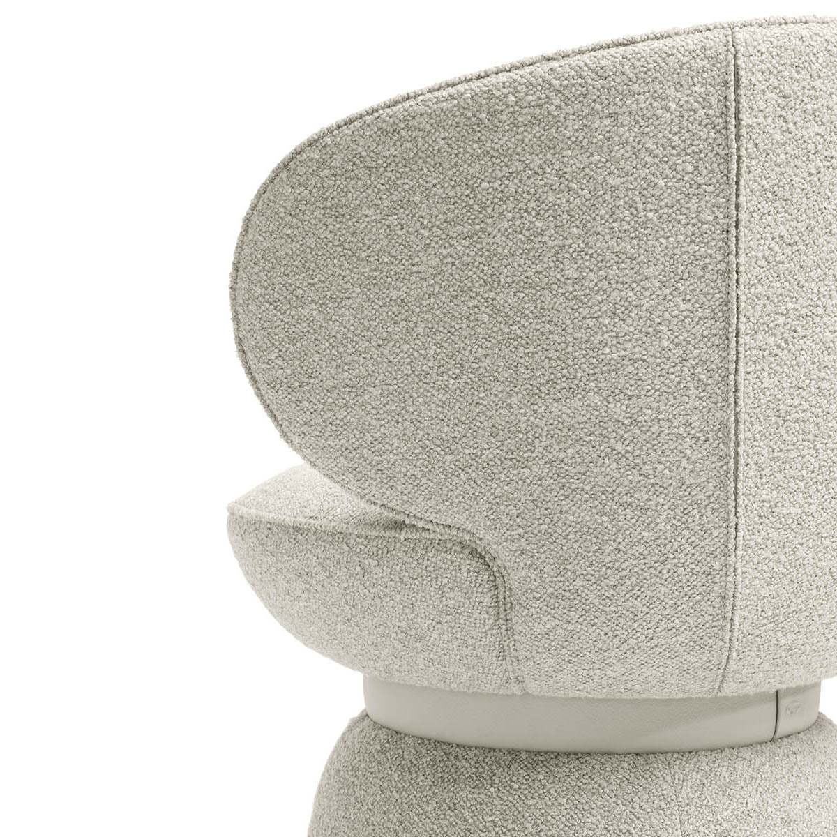 Mobile / Leplì Small Armchair, designed by Kensaku Oshiro for Poltrona Frau