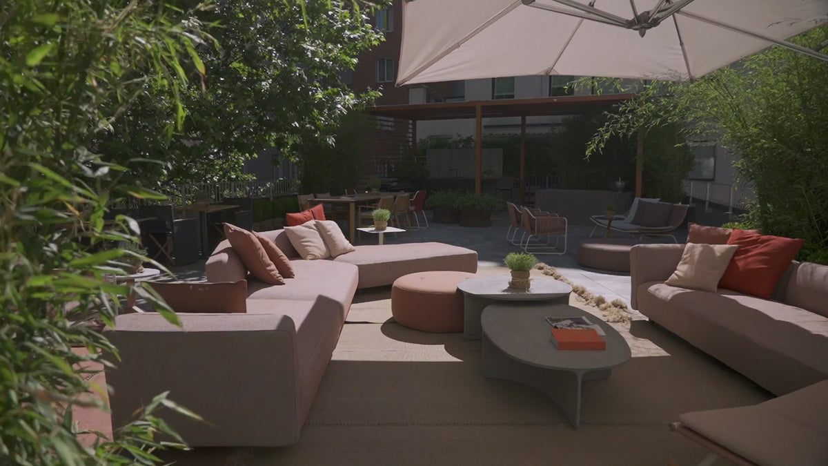 Load video: Terraza Roda | Luxury Furniture, Lighting, and Interior Design Services. Showroom located in Milano.
