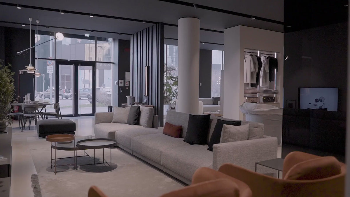 Load video: Novamobili Flagship Store | Luxury Furniture, Lighting, and Interior Design Services. Showroom located in Milano.