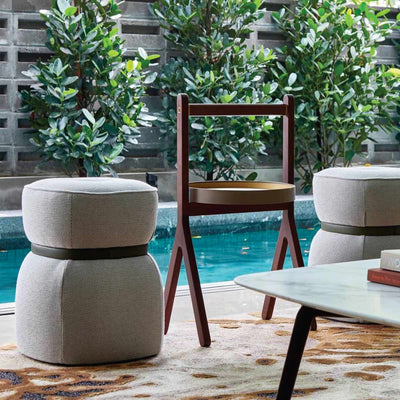 Poltrona Frau Ottoman Lepli Pouf