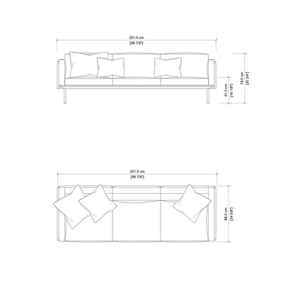 Mobile / BlackMenu / 8 Cube Sofa, designed by Piero Lissoni