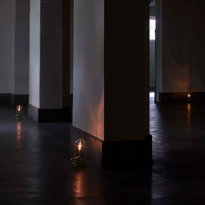 Gold / Mobile / WhiteMenu / Hymn Cordless Lamp, designed by Hiroto Yoshizoe made by Ambientec
