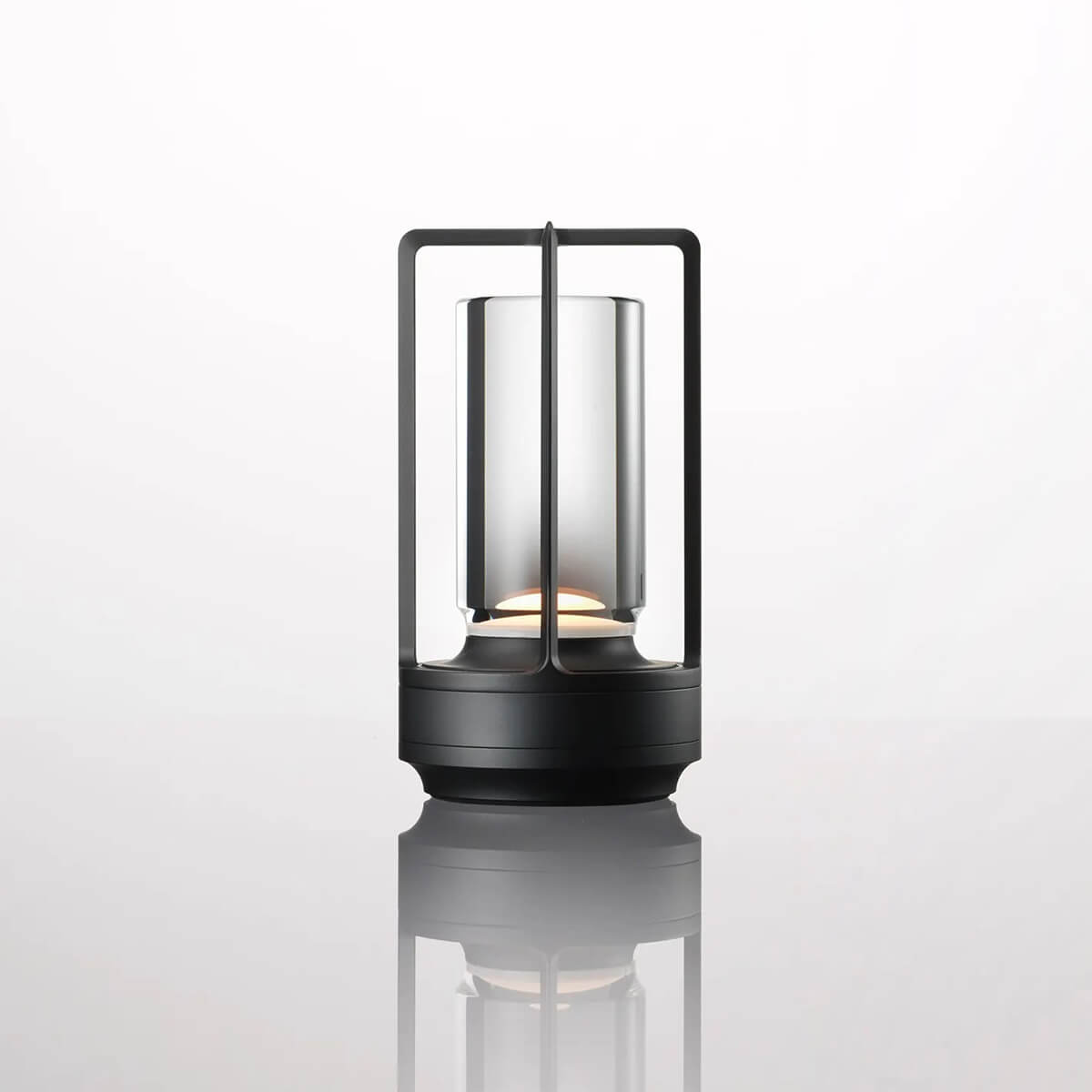 Black Aluminum / Mobile / BlackMenu / TURN+ LED Lantern, designed by Nao Tamura made by Ambientec