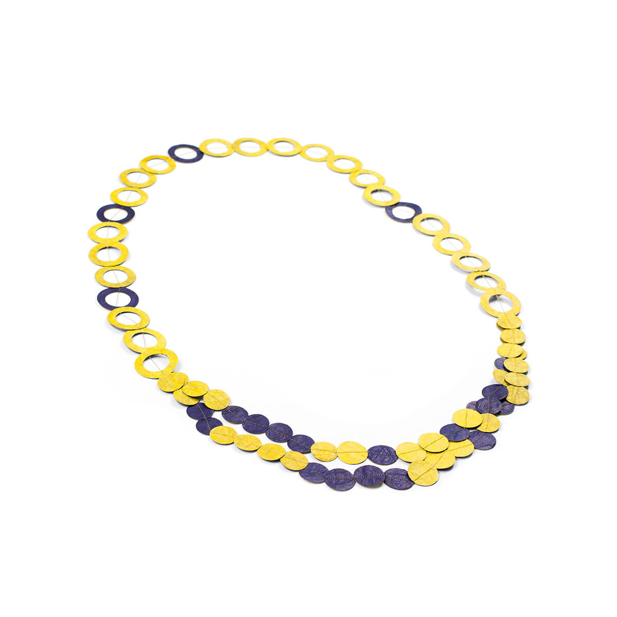 Yellow - Petrol / Mobile / BlackMenu / Donuts Necklace