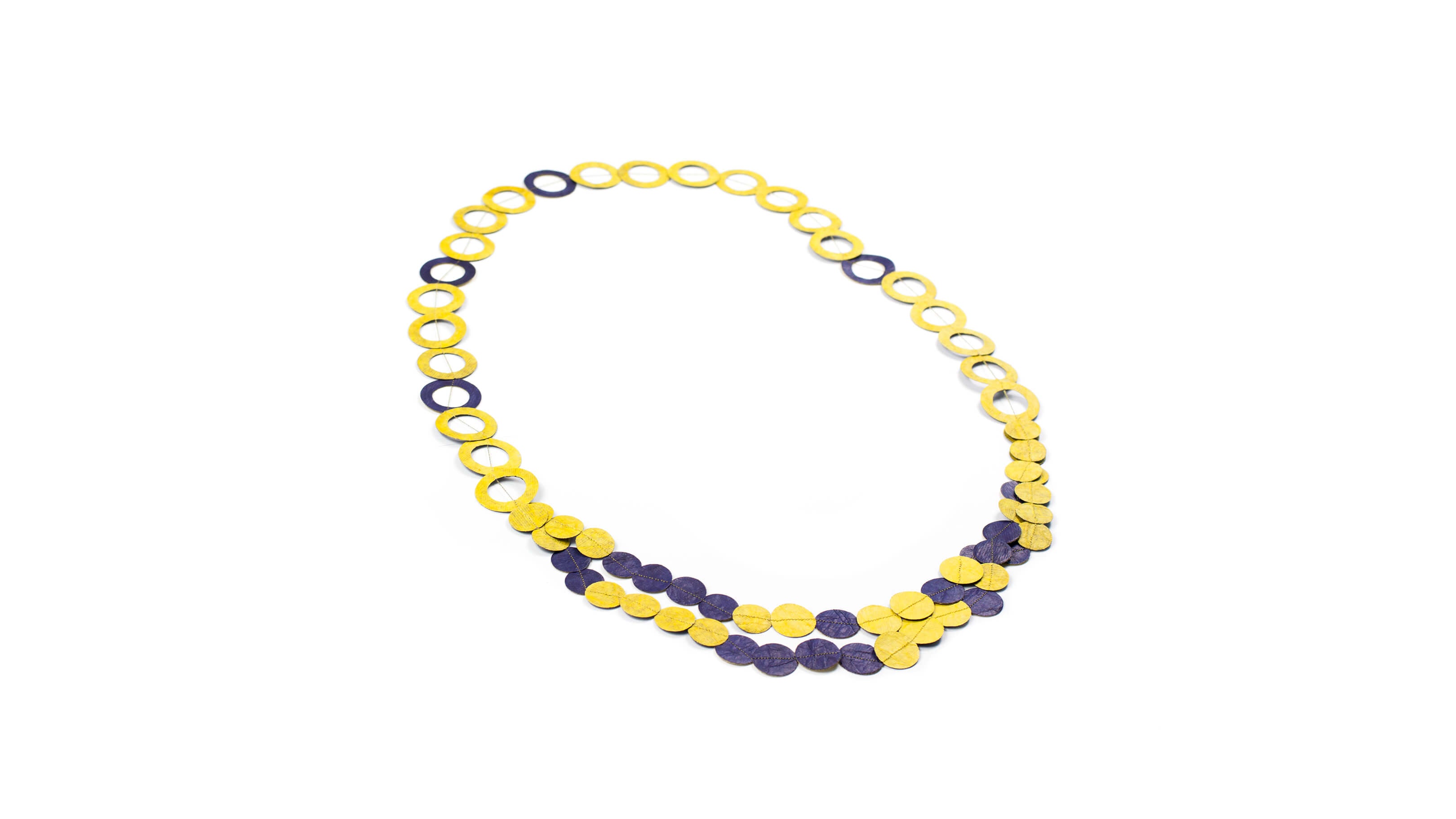 Yellow - Petrol / Desktop / BlackMenu / Donuts Necklace