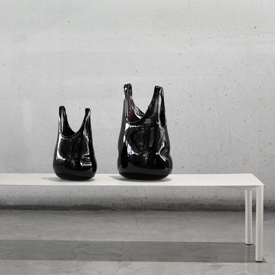 Small / Black / Mobile / BlackMenu / Glass bag, designed by Atelier De Verre Anvi