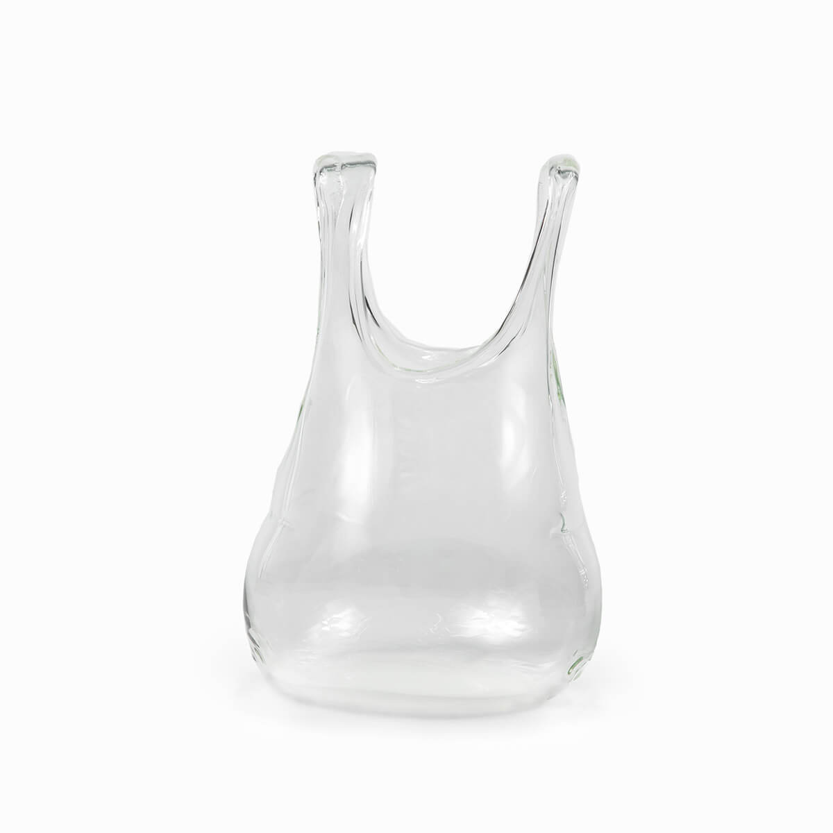 Large / Clear / Mobile / BlackMenu / Glass bag, designed by Atelier De Verre Anvi